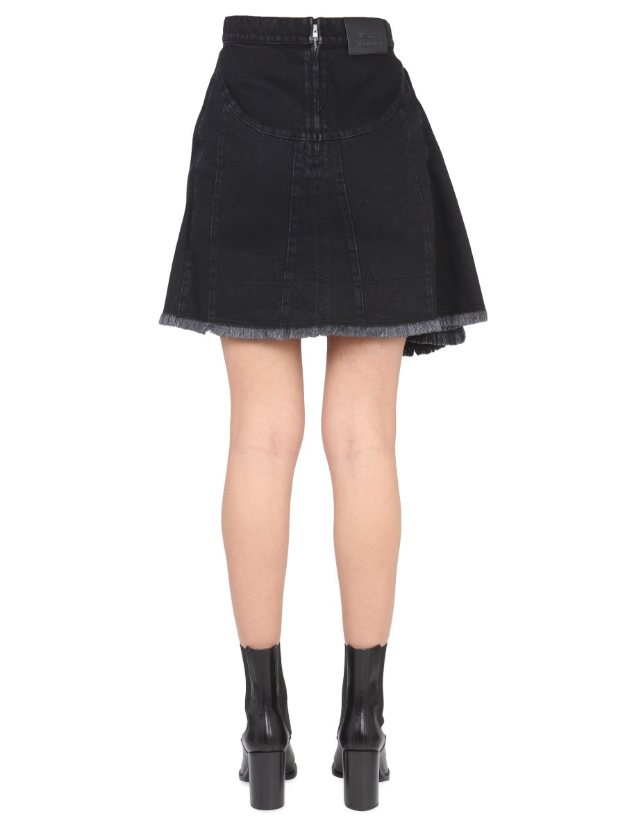 Alexander Mcqueen Women Asymmetrical Mini Skirt ALEXANDER MCQUEEN