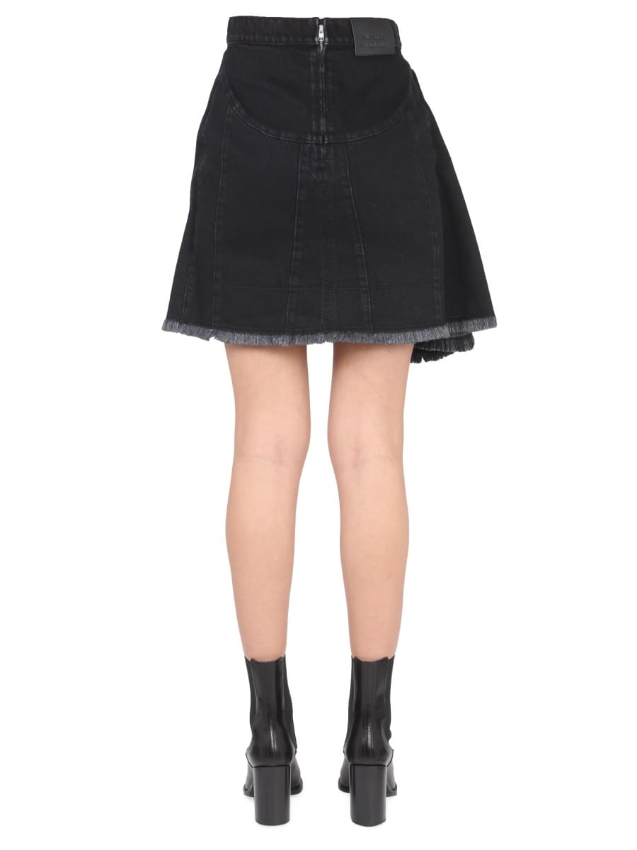 Alexander Mcqueen Women Asymmetrical Mini Skirt ALEXANDER MCQUEEN