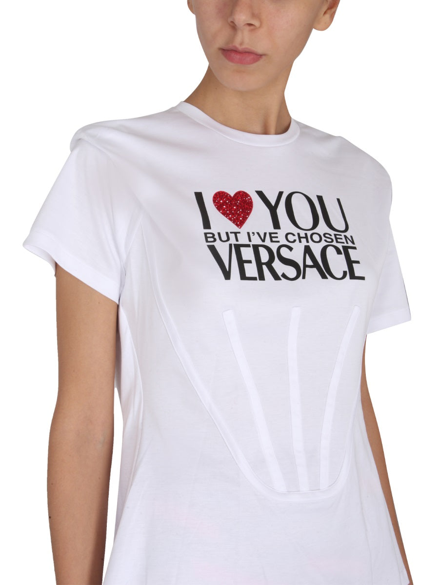 Versace Women T Shirt With Logo VERSACE