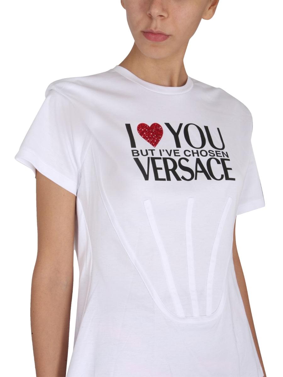 Versace Women T Shirt With Logo VERSACE