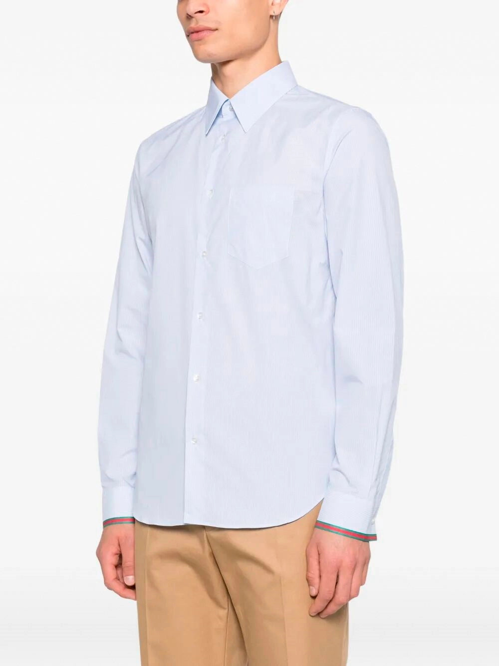 Gucci Men Thin Stripe Shirt GUCCI