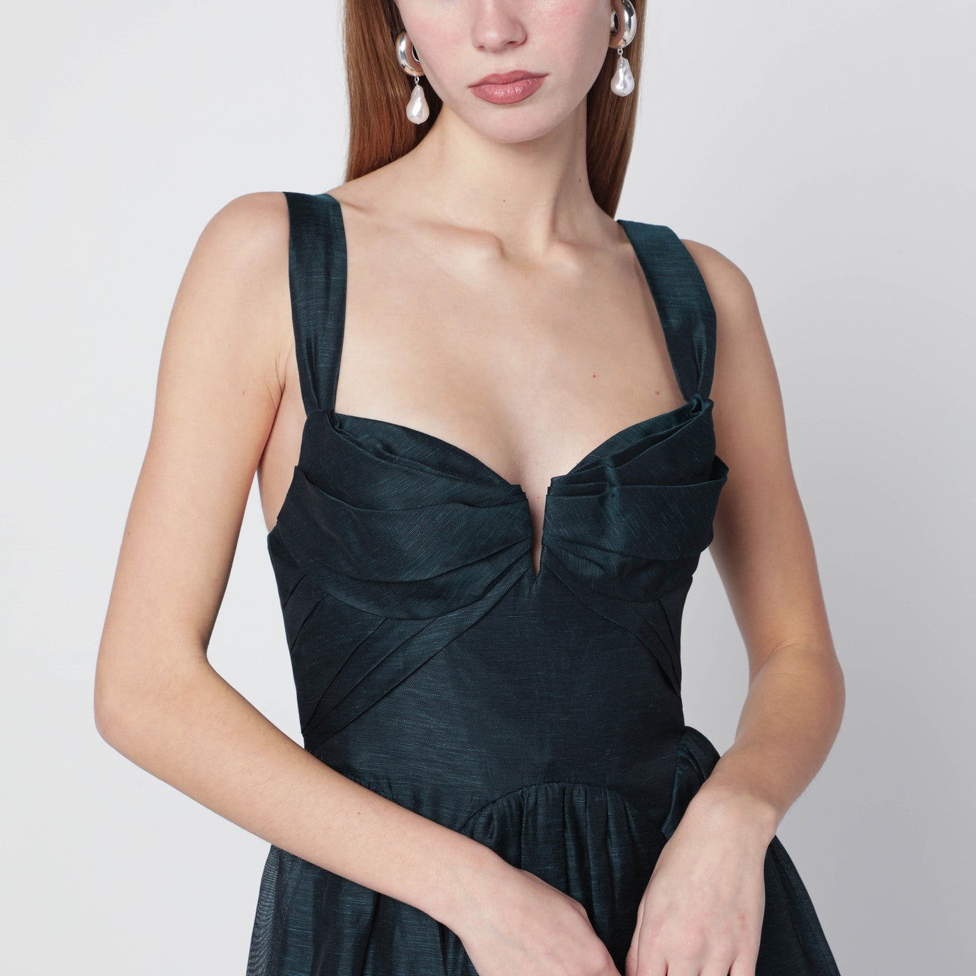 Zimmermann Rebellion Draped Midi Dress Women ZIMMERMANN