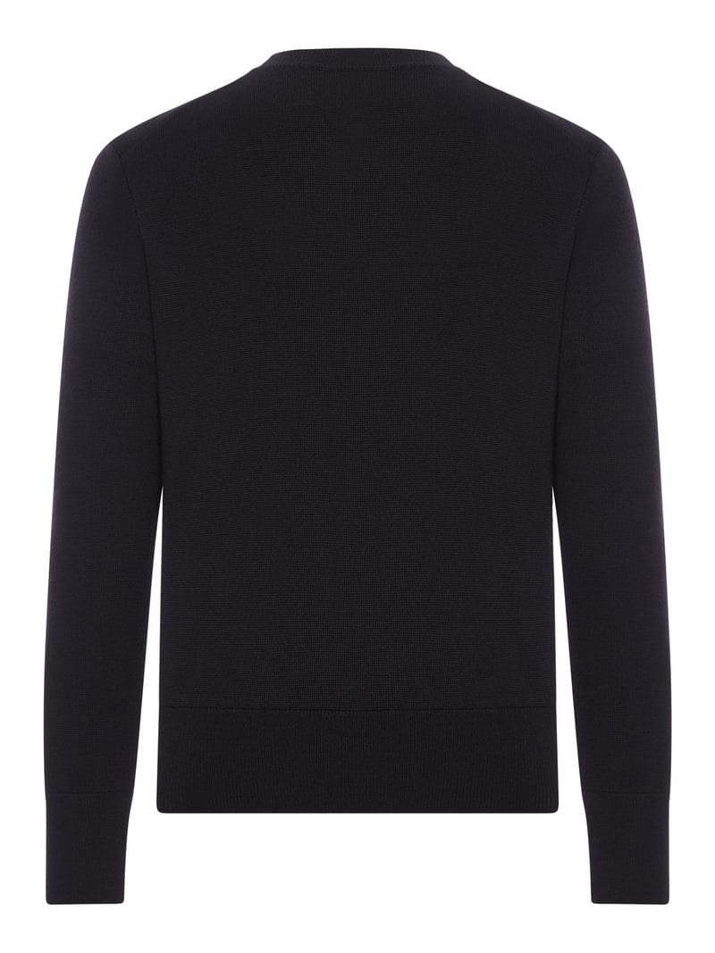 Ami Paris Men Crewneck Sweater Ami De Coeur In Merino Wool AMI PARIS