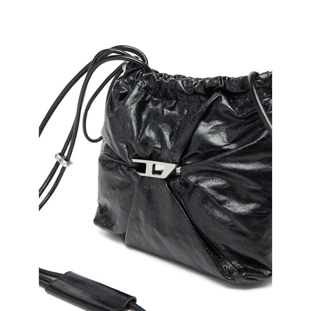 Diesel Black Bucket Bags Women DIESEL