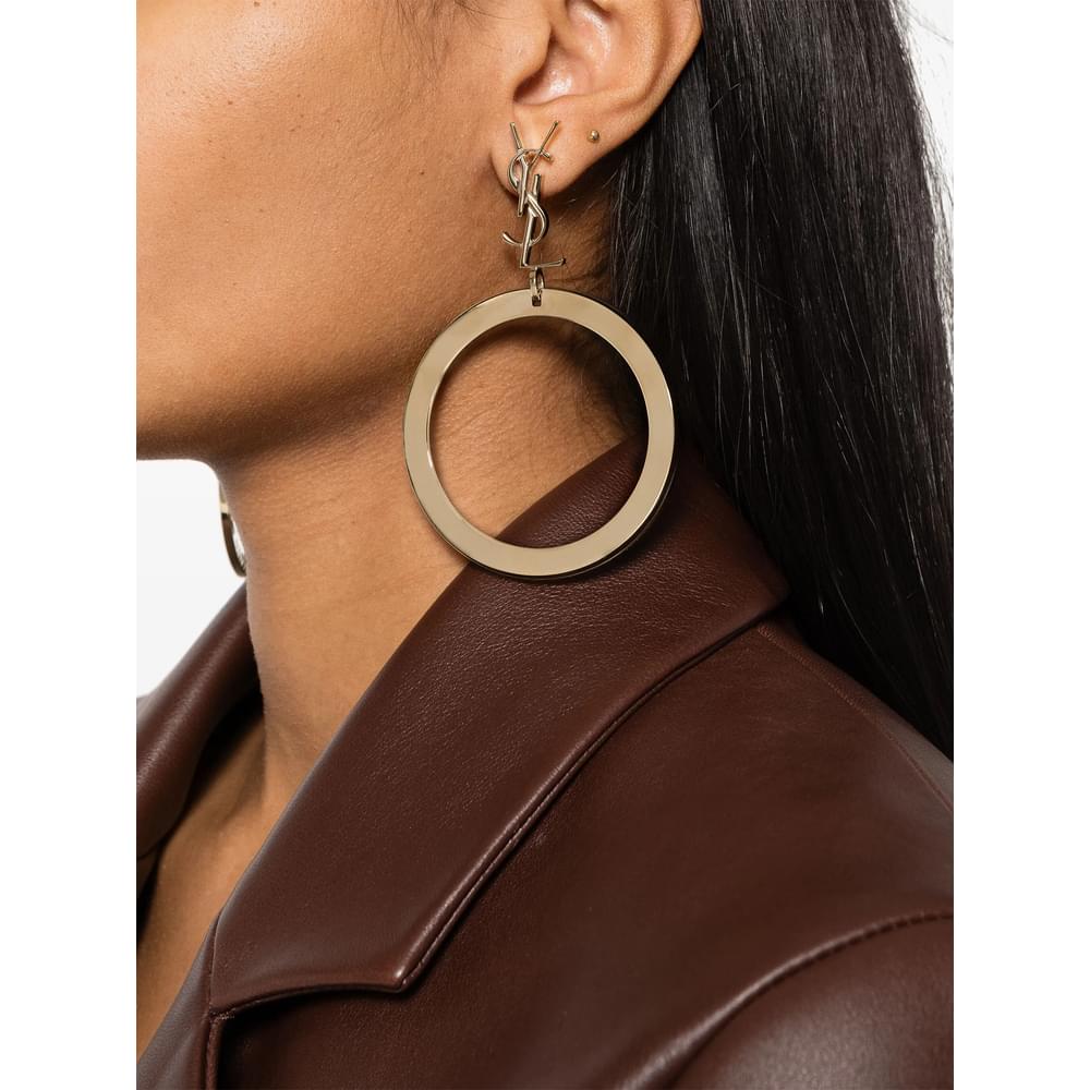 Saint Laurent Gold Earrings Women SAINT LAURENT