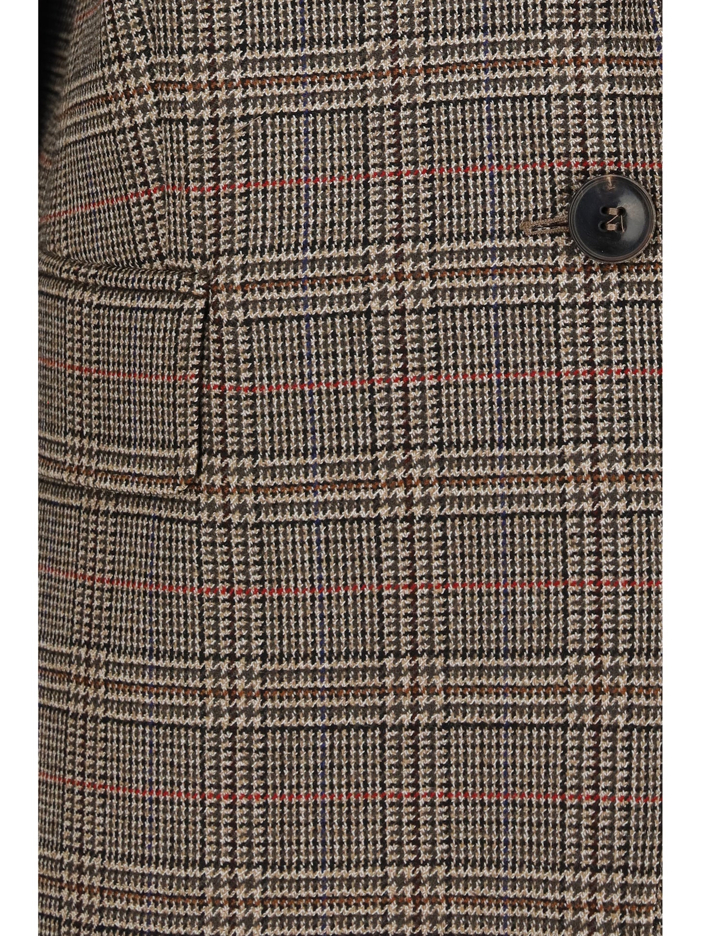 Max Mara Studio Women Checked Pattern Wool Blazer MAX MARA STUDIO