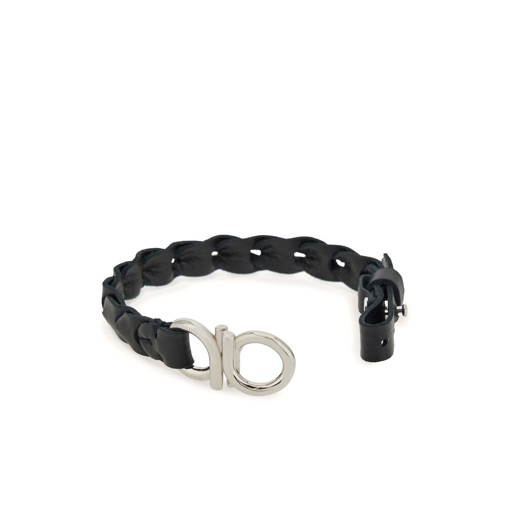 Ferragamo Black Bracelets Men FERRAGAMO