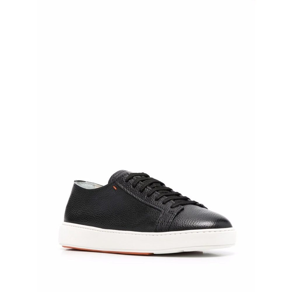 Santoni Black Trainers - Low-Tops Men SANTONI