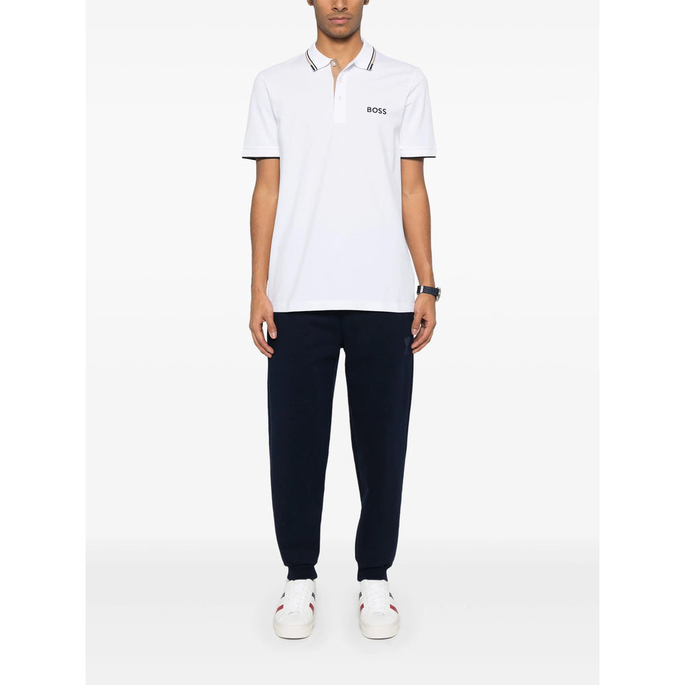 Boss White Polo Shirts Men BOSS