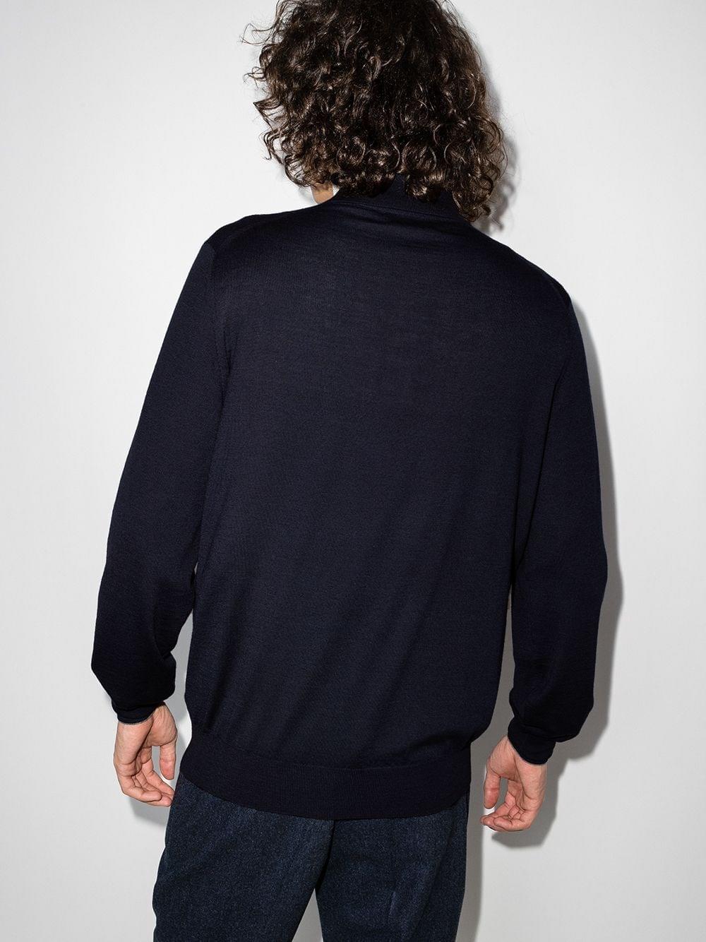 Brunello Cucinelli Men Polo Neck Sweater BRUNELLO CUCINELLI