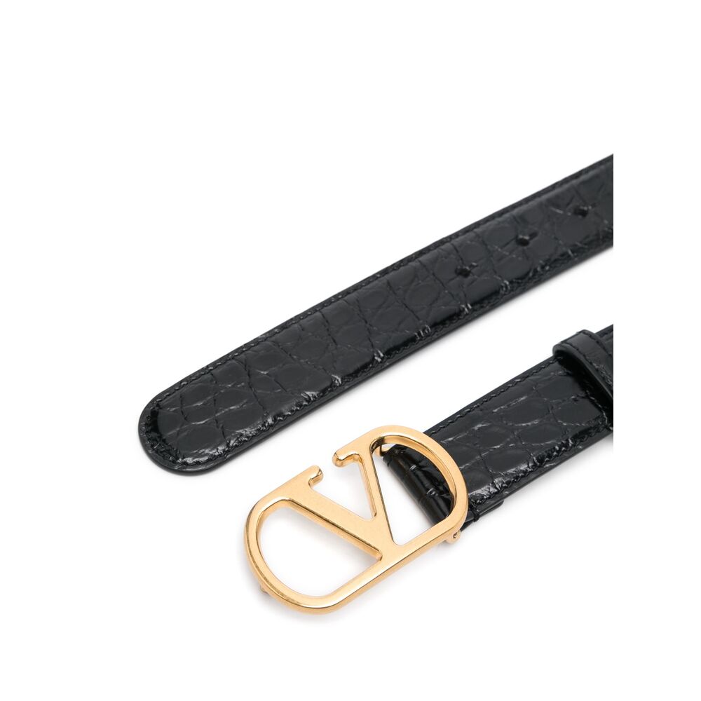 Valentino Garavani Black Belts Men VALENTINO GARAVANI