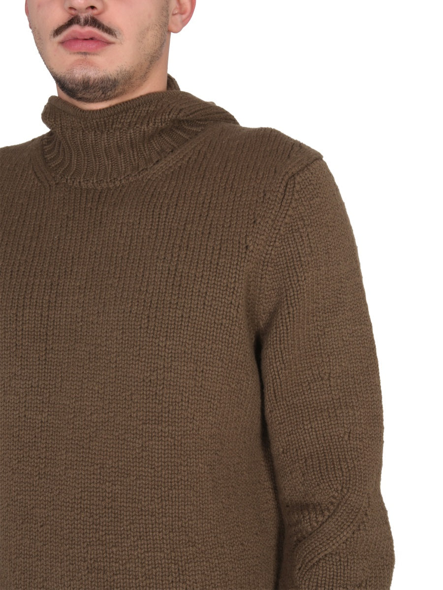 Bottega Veneta Men Textured Jersey With Hood BOTTEGA VENETA