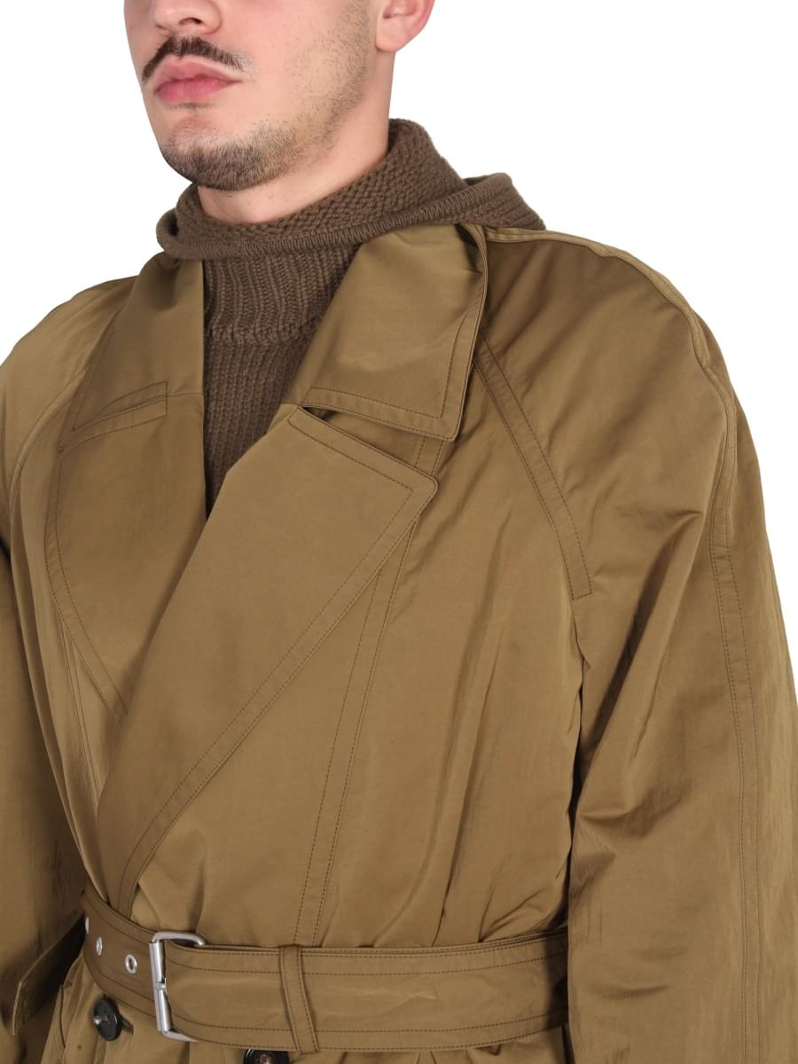Bottega Veneta Men Nylon Folding Trench Coat BOTTEGA VENETA