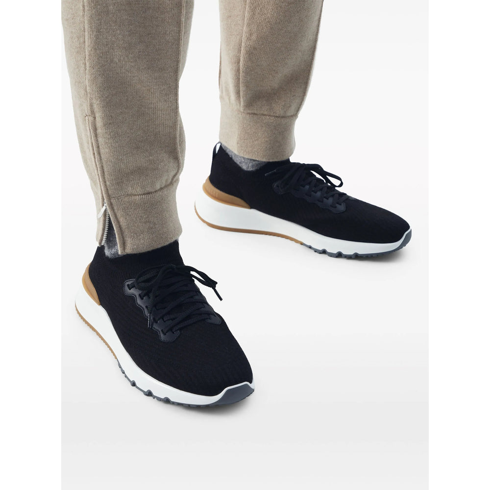 Brunello Cucinelli Black Trainers - Low-Tops Men BRUNELLO CUCINELLI