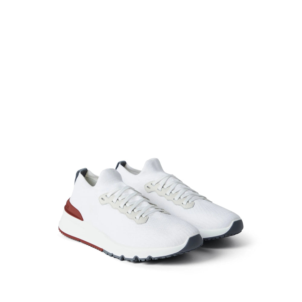 Brunello Cucinelli White Trainers - Low-Tops Men BRUNELLO CUCINELLI