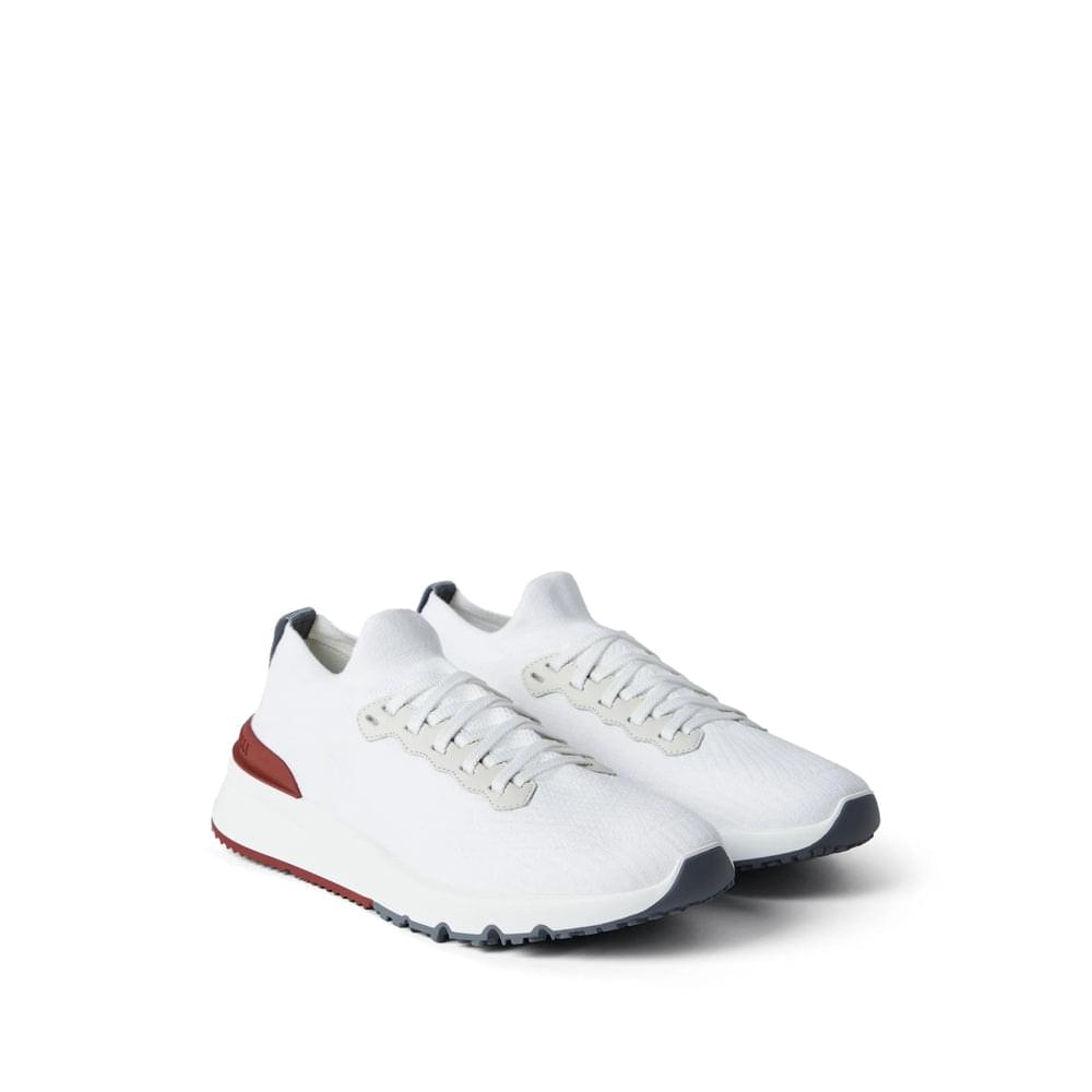 Brunello Cucinelli White Trainers - Low-Tops Men BRUNELLO CUCINELLI