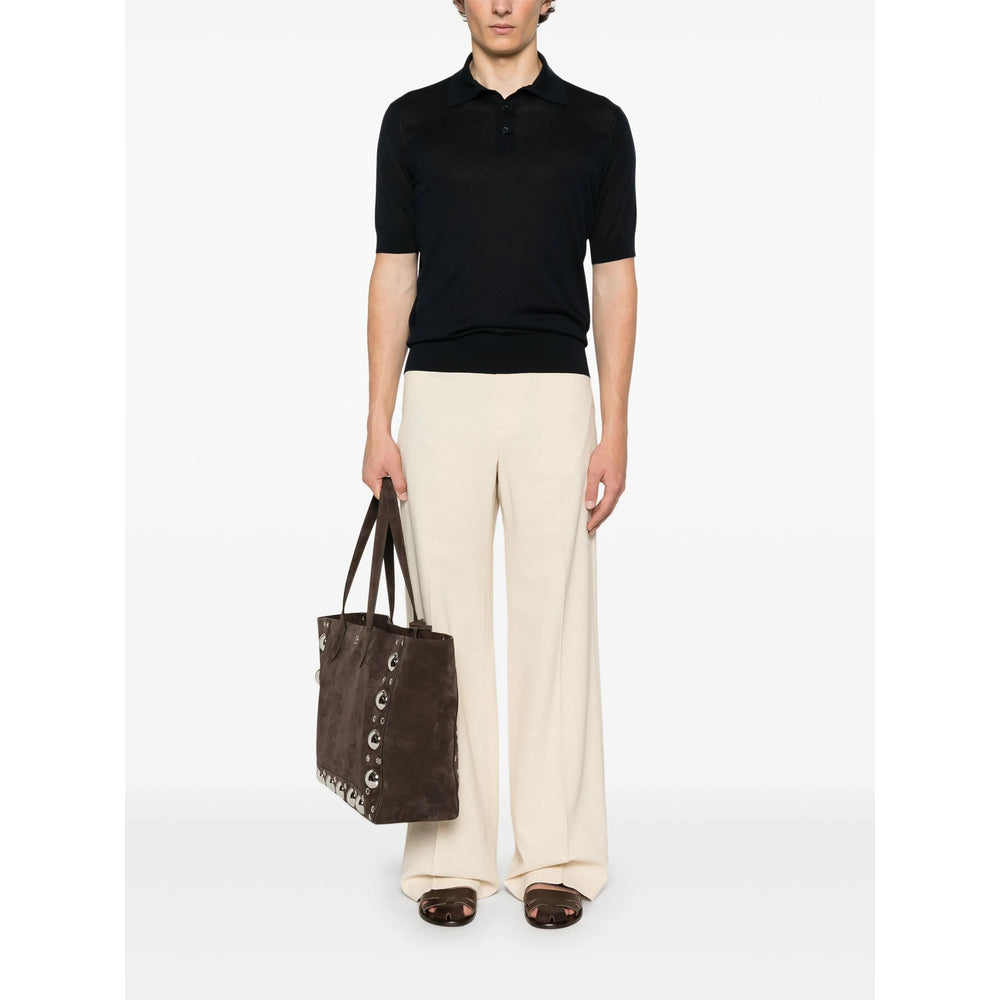 Brunello Cucinelli Blue Polo Shirts Men BRUNELLO CUCINELLI