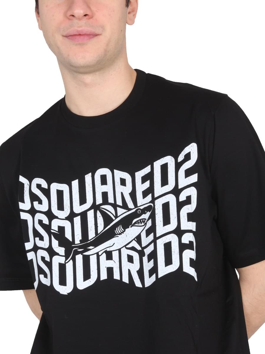 Dsquared Men Logo Print T-Shirt DSQUARED2