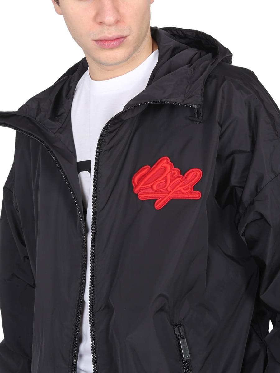 Dsquared Men Jacket With Logo Patch DSQUARED2