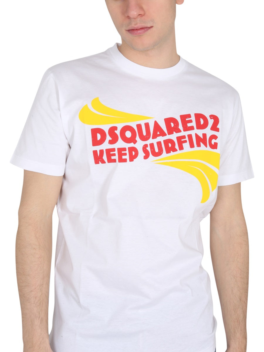 Dsquared2 Men Logo Print T-Shirt