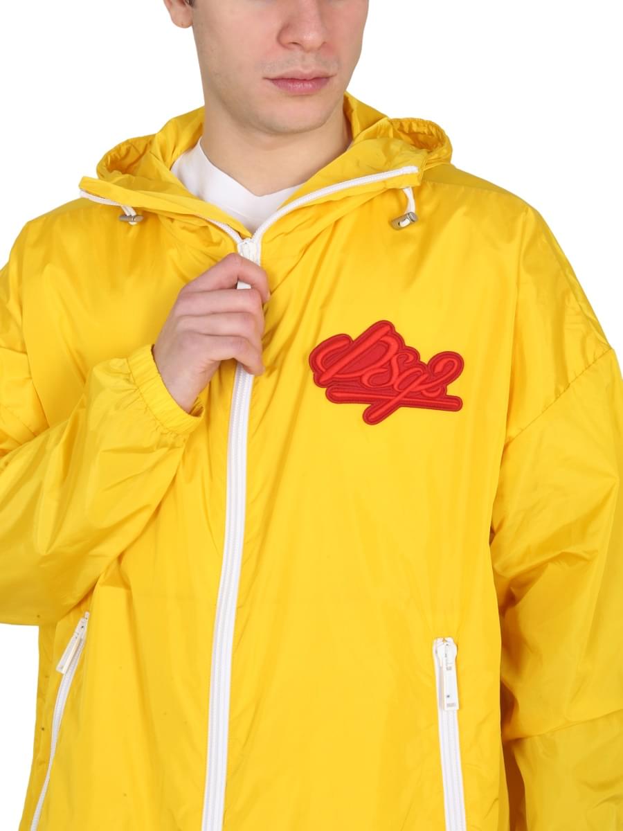 Dsquared Men Jacket With Logo Patch DSQUARED2