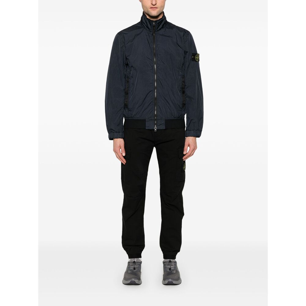 Stone Island Blue Jackets - Bomber Jackets Men STONE ISLAND