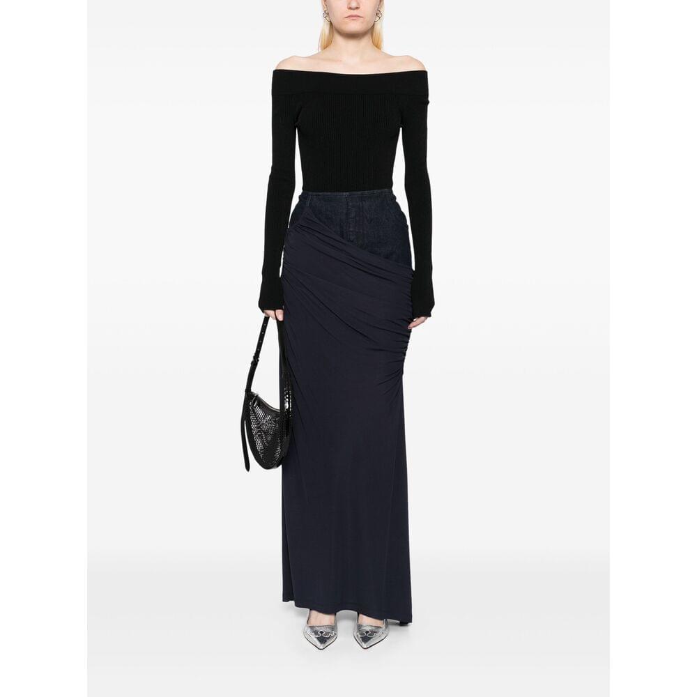 Alaïa Black Tops - Blouses Women ALAIA