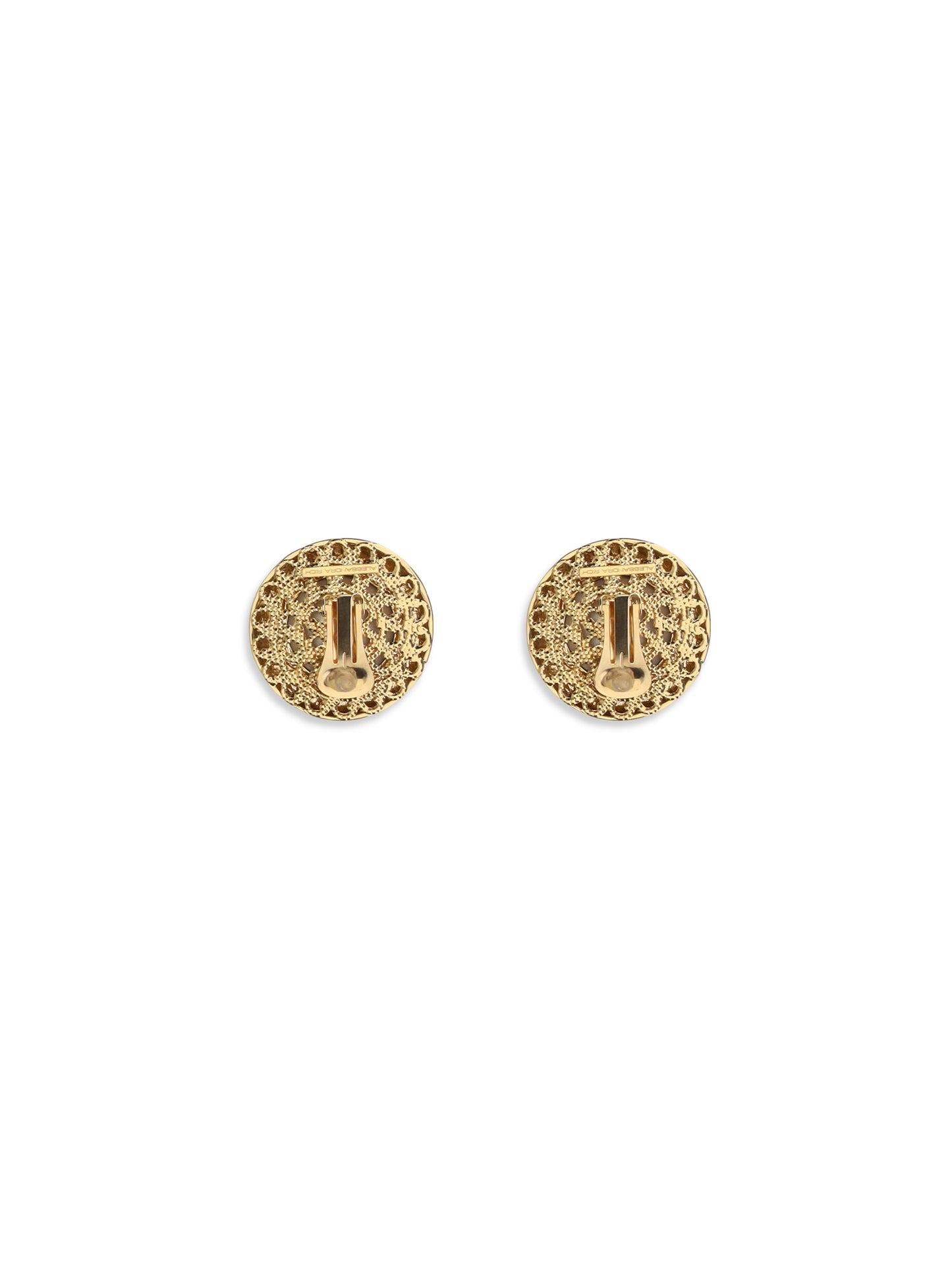 Alessandra Rich Women Round Crystal Clip-On Earrings ALESSANDRA RICH