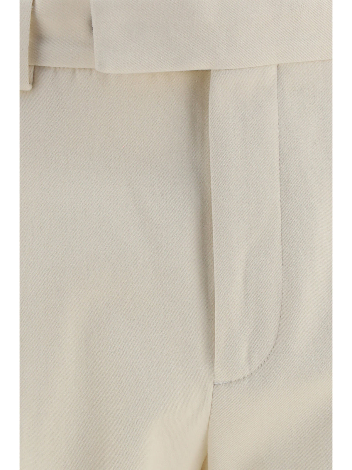 Zegna Men Cotton And Cashmere Tailored Pants ZEGNA