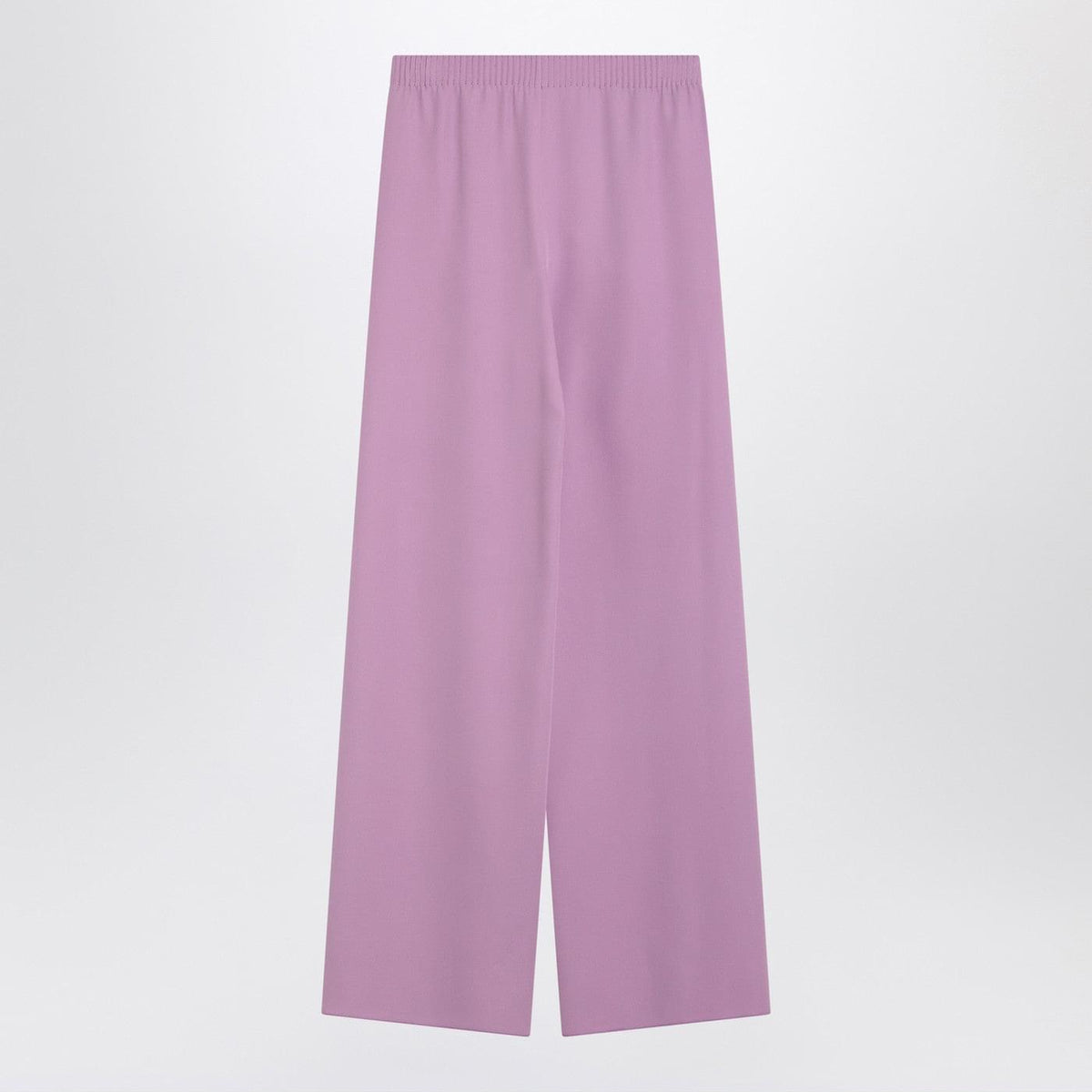 Valentino Wide Lilac Pink Silk Pants Women VALENTINO