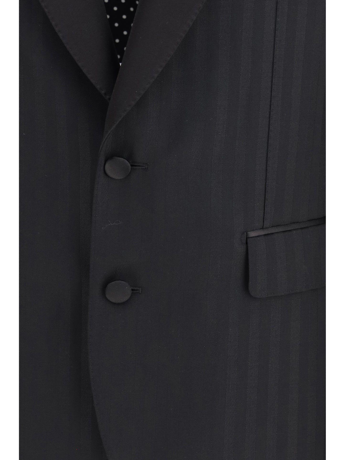Dolce & Gabbana Men Striped Peak-Lapel Blazer DOLCE & GABBANA