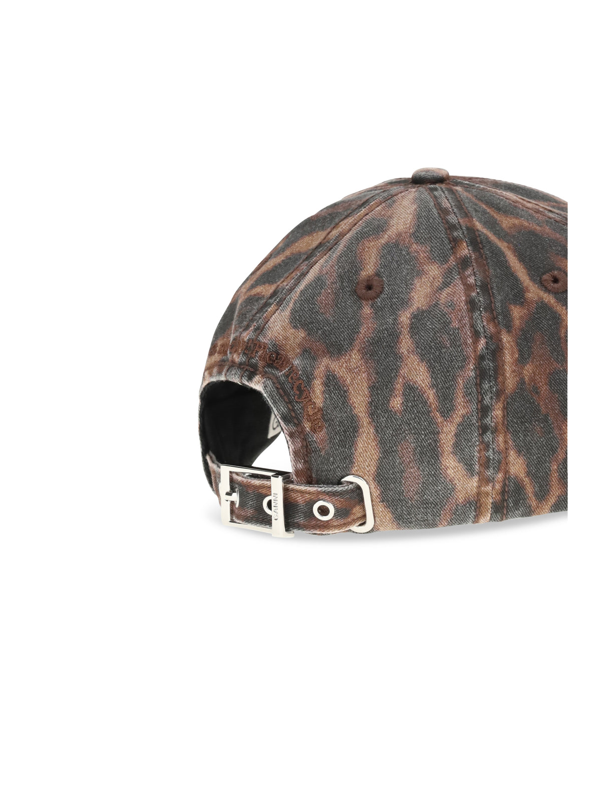 Ganni Women Ocelot Leopard Cap GANNI