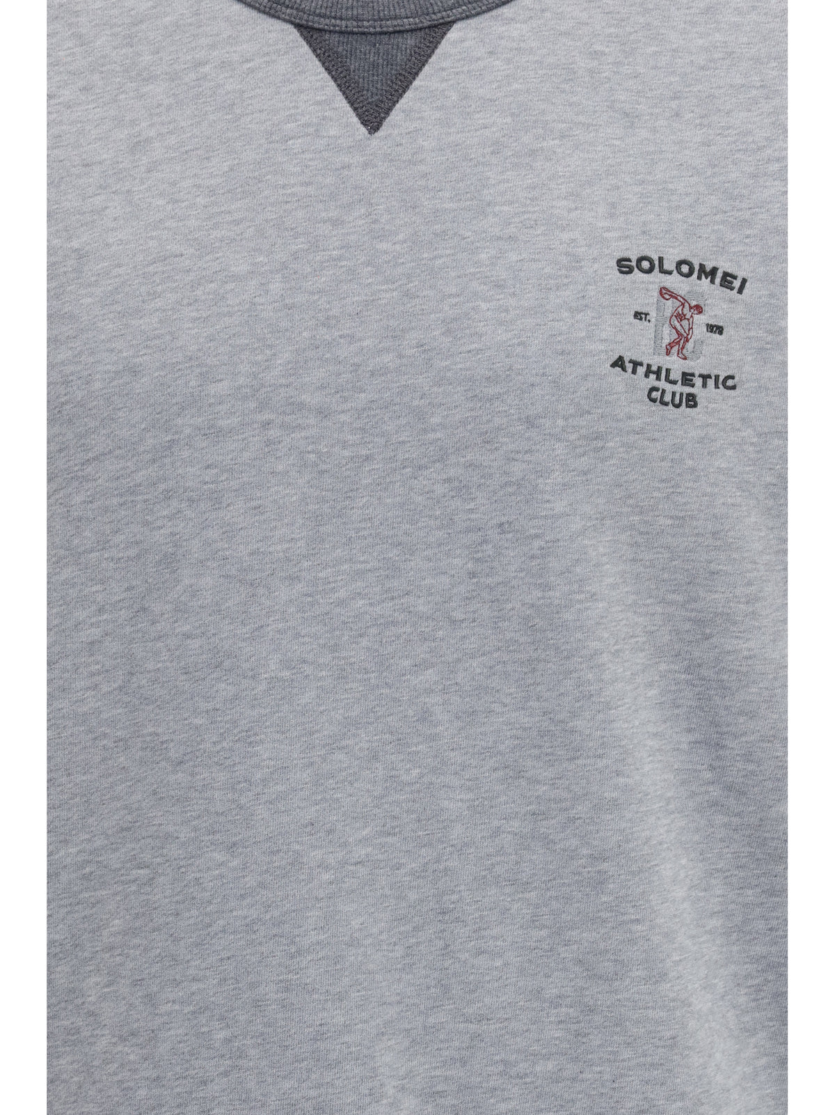 Brunello Cucinelli Men Melange Fabric T-Shirt