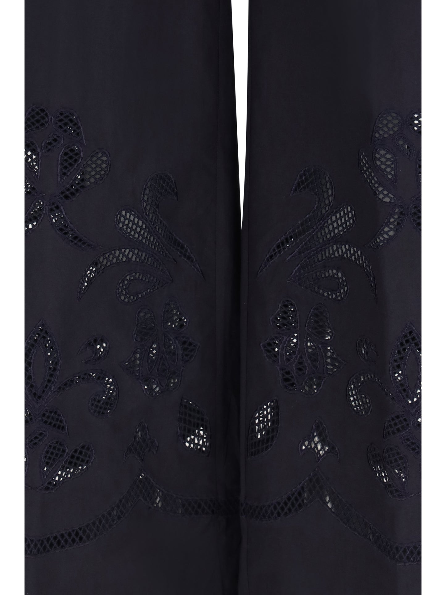 Forte_Forte Women Embroidered Cotton Pants FORTE FORTE