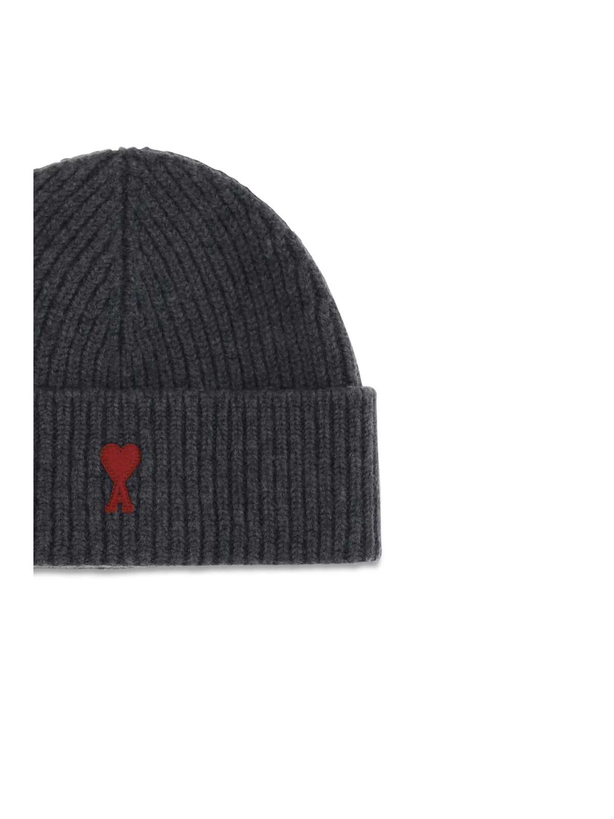Ami Paris Men Quota Ami De Coeur Wool Beanie AMI PARIS