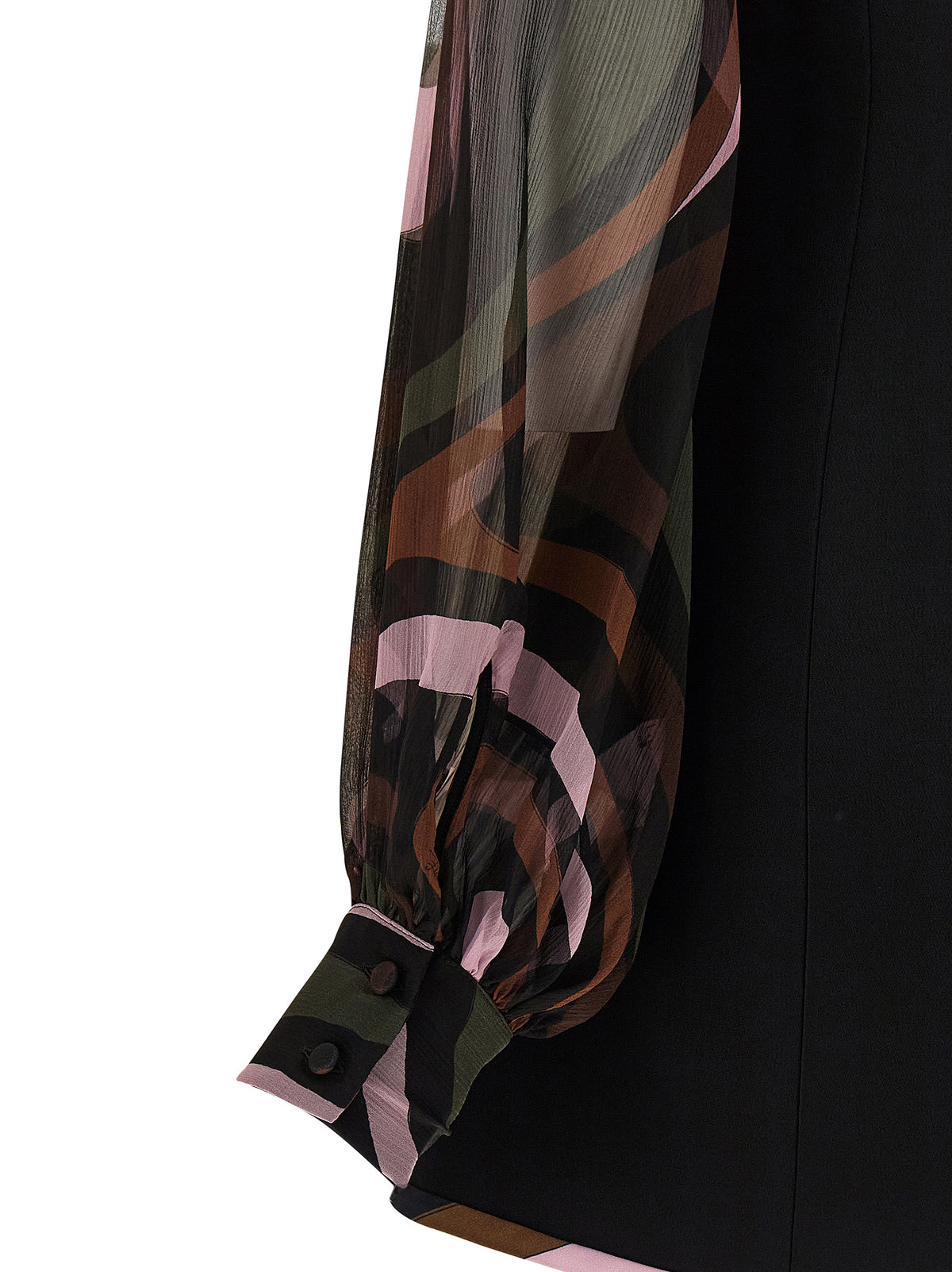 Emilio Pucci Women Black 'Marmo' Cady Dress PUCCI