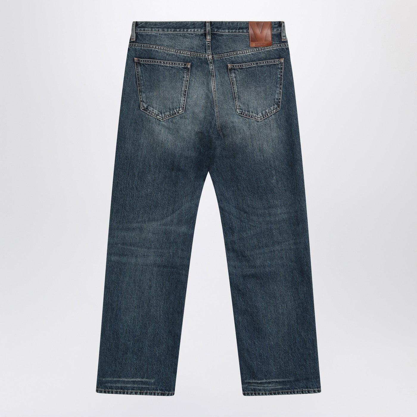 Valentino Blue Washed Denim Jeans Men VALENTINO