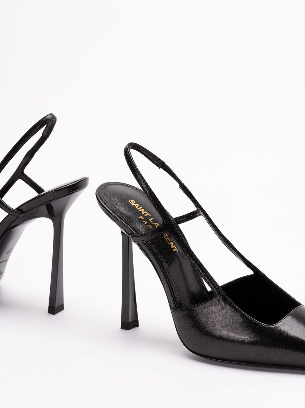 Saint Laurent Women Jeanne Slingback Pumps In Smooth Leather SAINT LAURENT