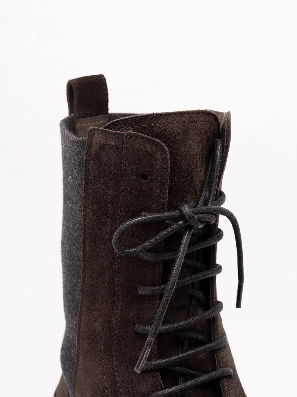 Brunello Cucinelli Women Suede And Knit Boots