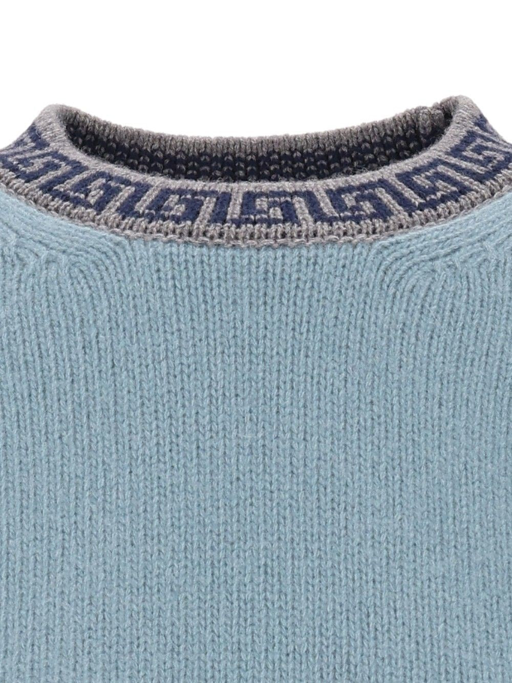 Versace Women Wool And Cashmere Crew-Neck Sweater VERSACE