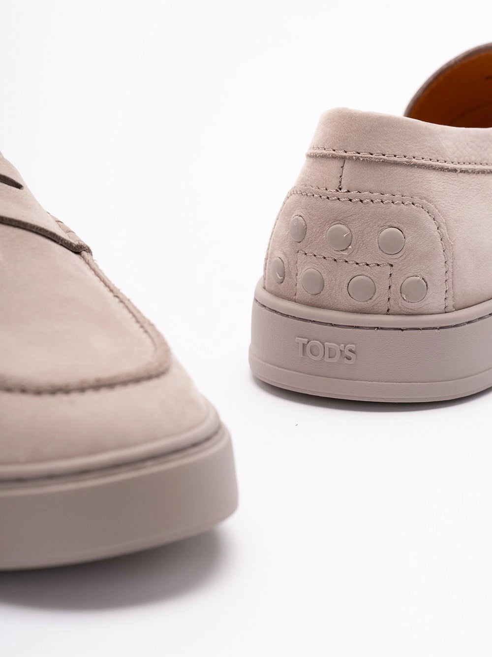 Tod's Men Loafers In Nabuk Leather TOD'S