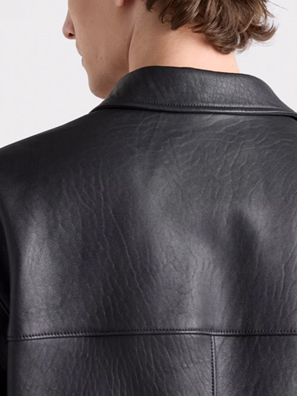 Prada Men Leather Jacket