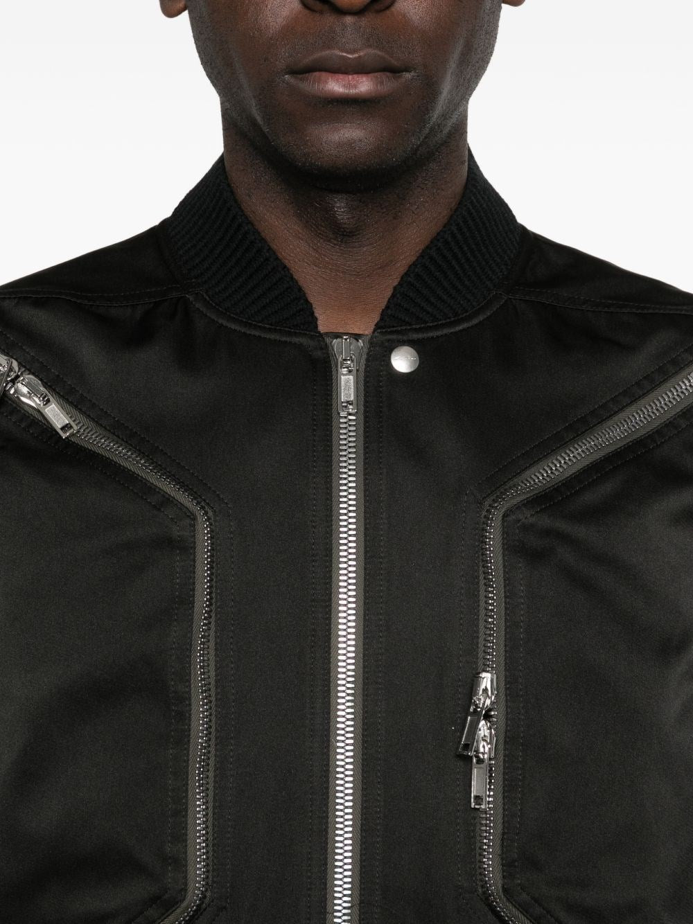 Rick Owens Men Heizer Flight Nylon Jacket RICK OWENS