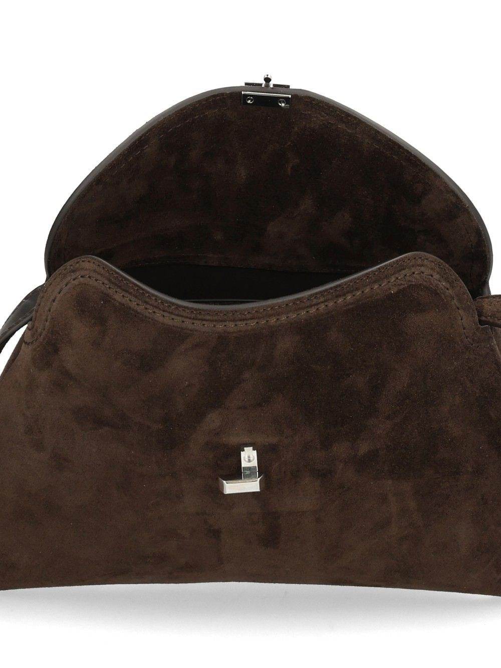Toteme Women Suede "T-Lock" Clutch Bag TOTEME