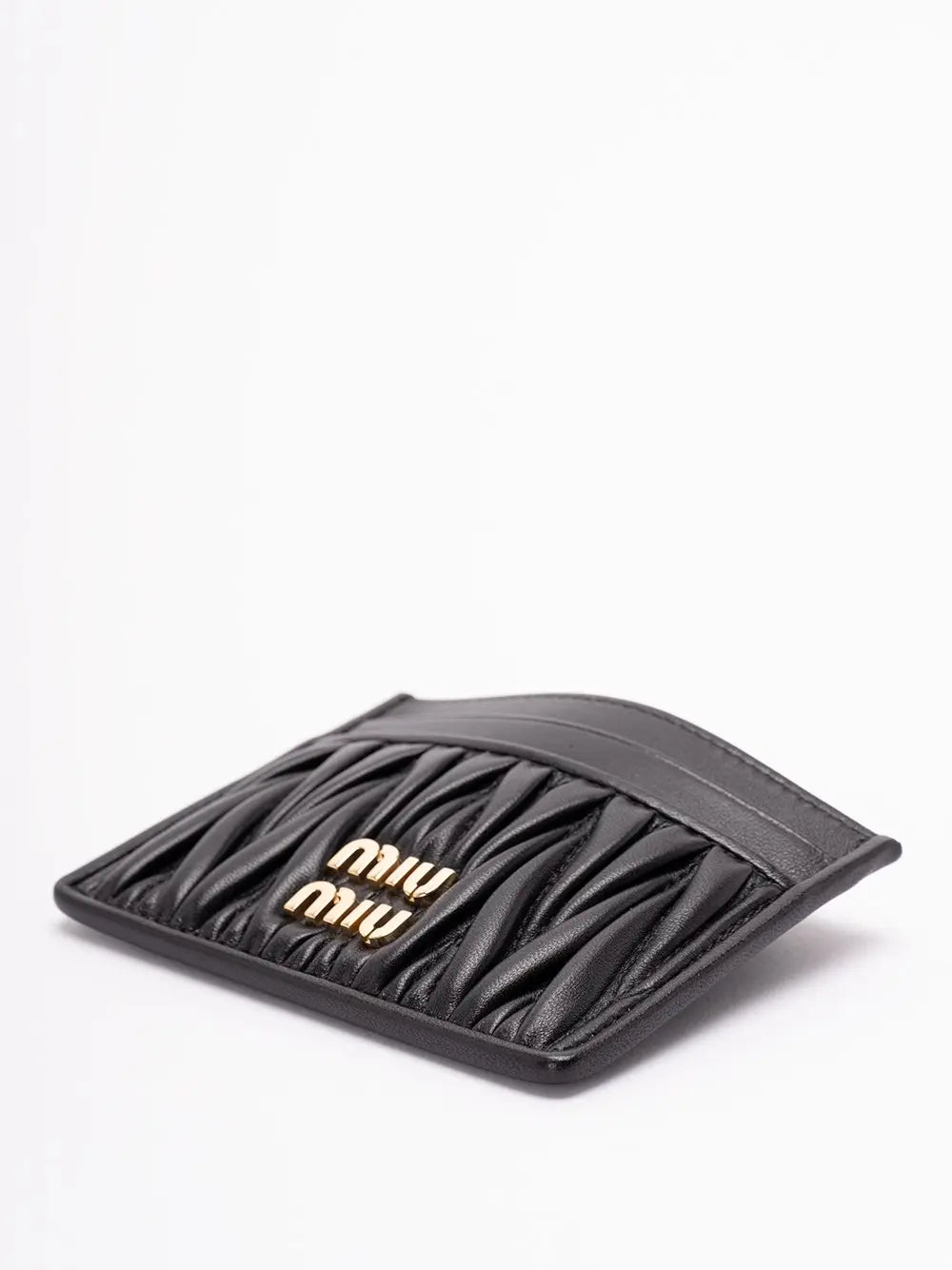 Miu Miu Women Matelassé Leather Card Holder MIU MIU
