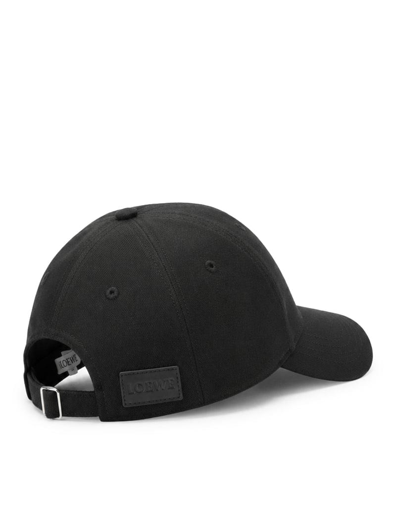 Loewe X Paula`S Ibiza Men Canvas Hat With Embroidery On The Front LOEWE
