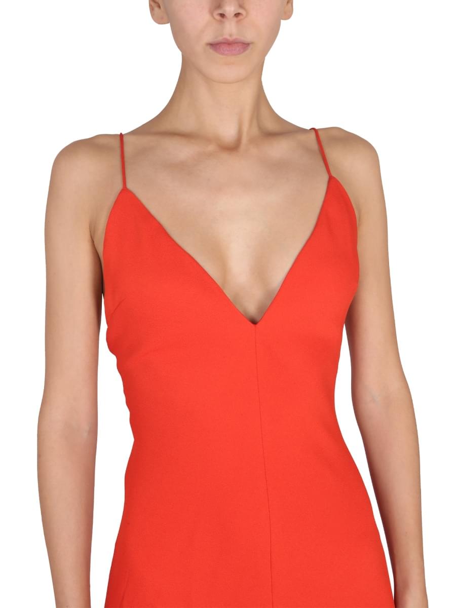 Stella Mccartney Women Maxi V-Neck Dress STELLA MCCARTNEY
