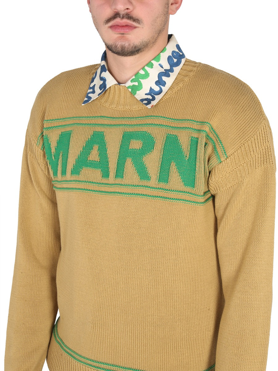 Marni Men Knit Sweatshirt With Logo MARNI