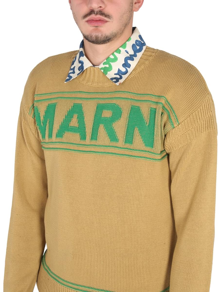 Marni Men Knit Sweatshirt With Logo MARNI