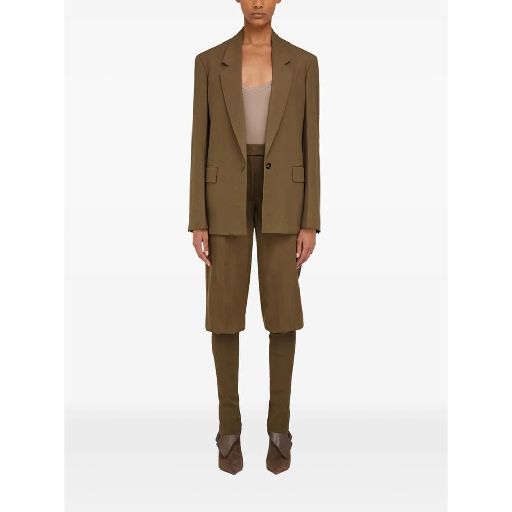 Ferragamo Brown Jackets - Blazers Women FERRAGAMO